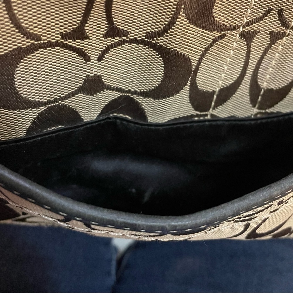 COACH Ergo Brown and Tan Designer Shoulder Bag - Picture 7 of 11